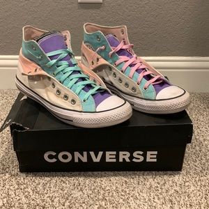 Converse Double Layer Hi, Size 11.5. Lightly Worn